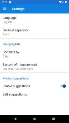 Listoshop android App screenshot 1